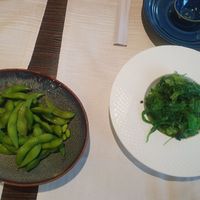 Edamame and wakame salad at Toki in Emilia-romagna