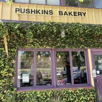 Storefront  at Pushkin's Bakery in Sacramento