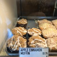 Vegan options in the case   at Pushkin's Bakery in Sacramento