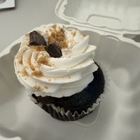 S’mores cupcake - so good!   at Pushkin's Bakery in Sacramento