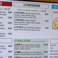 Menù  at La Piadineria  in Marcianise