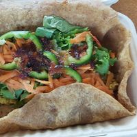 Tofu Wrap at One Stone Ital Shack in St Johns