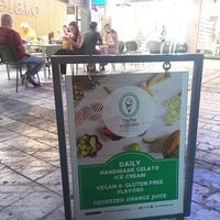 Vegan & Gluten free options at L'arte del Gelato in New York