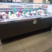 Vegan options labelled at L'arte del Gelato in New York