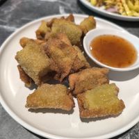 Thai Sausage Wanton at So Vegan - Phoenix Pratunam in Bangkok