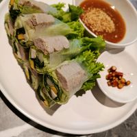 Vietnamese spring rolls at So Vegan - Phoenix Pratunam in Bangkok