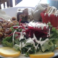 Vegan sushi at Vegan House in Medellin