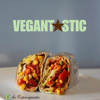 wrap with vegetables and different souces  at Die Extraveganten in Augsburg