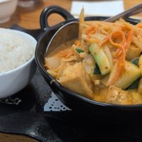 Red curry (tofu) at Kawa Sushi in Palm Coast