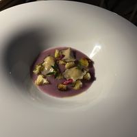 3. creamed local purple potato with truffle  at Terracrua Restaurant in Sardegna