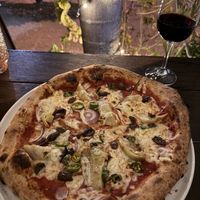 Vegan carciofo, amazing   at Amore Pizza  in Coolum Beach