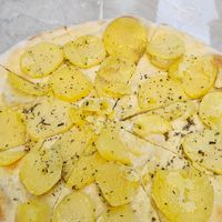 Pizza patate at The Backyard Island Cafe in Kabupaten Lombok Utara