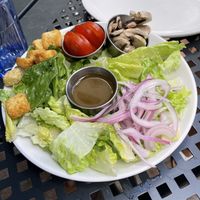 Salad with basil vinaigrette   at Blue Moose Pizza Beaver Creek in Avon