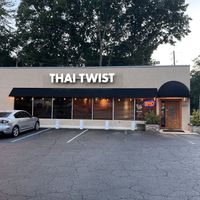 Outside in front   at Thai Twist Noodle House in Raleigh