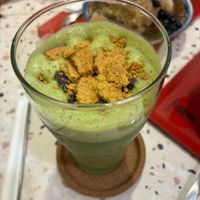 Matcha red bean milk at 善菓 Own Life in Taipei City