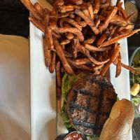 Beyond burger  at Fitzwilly's Restaurant in Northampton