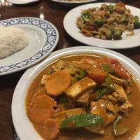 Phad Panang (staff confirmed no egg or fish sauce)   at Thai House of Orlando in Orlando