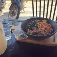 Tofu bowl and homemade ginger ale (no sugar 😍)  at Coco&Co - Lao-Thai Rd in Vientiane
