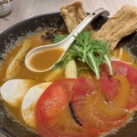 Tomato soy milk ramenn  at Root Ramen 知初拉麵 in Taipei