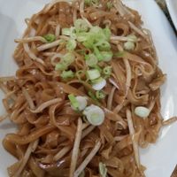 Stir fry noodles with bean sprouts at Blue Ginger in Birmingham