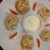 Dumplings at Prana Bar in St Petersburg