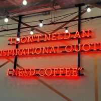 Decor at Clean Heart Coffee & Organics in London