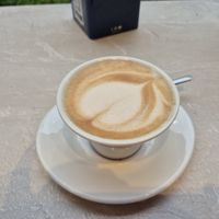 Cappuccino with oat milk at O:OPS CAFE’ in Lombardia