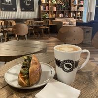 Vegan baguette   at Espresso House in Steinkjer