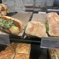 vegan options  at Espresso House in Steinkjer