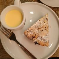 Blueberry crumble at Espresso House in Steinkjer