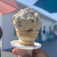 Peanut Buddy vegan oat milk ice cream   at By The Bay Creamery in Ocean City