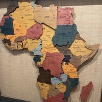 Map at entrance   at LATHA in Phoenix