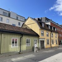View from the terrace  at Centralkonditoriet in Uppsala Län