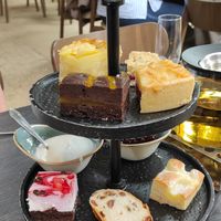 Vegan high tea sweets at Grand Café Groeneveld in Utrecht
