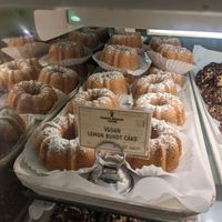 Vegan Bundt cake at Ithaca Bakery - Meadow St in Ithaca