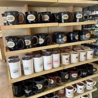 Cute mugs   at Ithaca Bakery - Meadow St in Ithaca