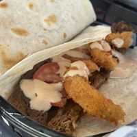Crowley, tacos de costilla de Seitan  at Seitanicos Vegan Grill in Mexico City