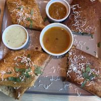 Fusion veggie dosa  at The 2nd Wife in Dusseldorf