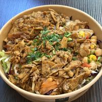 Vegan “chicken” bowl  at Kwiki - gourmet streetfood in Wien