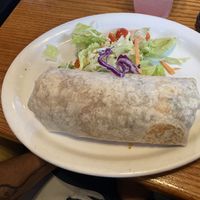 Soy meat and potato burrito  at Las Anitas in Los Angeles
