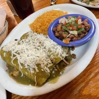 Enchiladas verdes  at Las Anitas in Los Angeles
