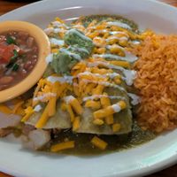 "beef" enchiladas at Las Anitas in Los Angeles