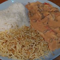 Estrogonofe de shimeji at Di bistrô in São Paulo