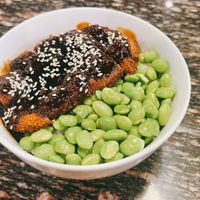 chicken katsu teriyaki   at Queen Bean in Legian