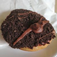 Chocolate Oreo doughnut at Considerit in Edinburgh