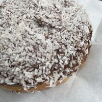 Bounty doughnut  at Considerit in Edinburgh