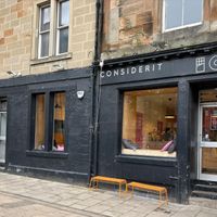 Street view of exterior at Considerit in Edinburgh