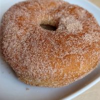 Cinnamon donut at Considerit in Edinburgh