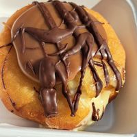 Boston creme doughnut at Considerit in Edinburgh