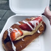 Strawberry and cream filled  at Considerit in Edinburgh